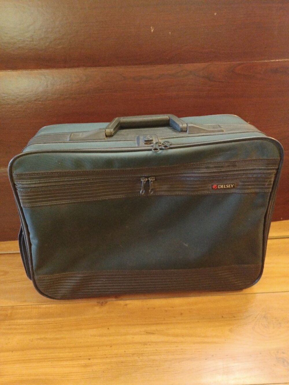 Vintage  Delsey Carryon Suitcase